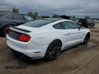 2016 Ford Mustang GT with VIN 1FA6P8CFXG5297026, listed as a Copart auction lot 61017575 with 124,367 mi miles and Salvage title. Bid and sale history available at DreamBid. Image 3.