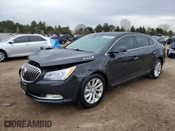 2014 Buick LaCrosse Leather with VIN 1G4GB5G3XEF153765, listed as a Copart auction lot 54138055 with 138,543 mi miles and Salvage Title. Bid and sale history available at DreamBid. Image 1.