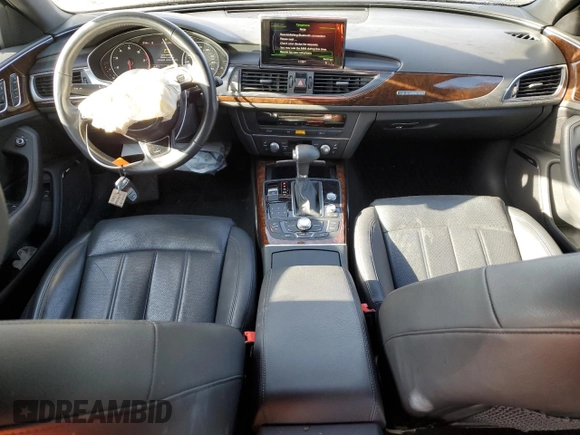 2013 Audi A6 3.0T Prestige with VIN WAUHGAFC9DN008402, listed as a Copart auction lot 88775485 with 54,220 mi miles and Salvage Title. Bid and sale history available at carsss.com. Image 8.