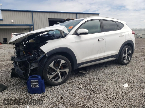 2018 Hyundai Tucson Sport with VIN KM8J33AL6JU735948, listed as a Copart auction lot 56232395 with 126,878 mi miles and Clean title. Bid and sale history available at DreamBid. Image 1.