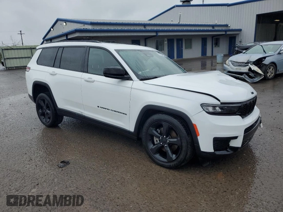 2023 Jeep Grand Cherokee Laredo with VIN 1C4RJKAG1P8825536, listed as a Copart auction lot 55740935 with 35,600 mi miles and Salvage title. Bid and sale history available at DreamBid. Image 4.