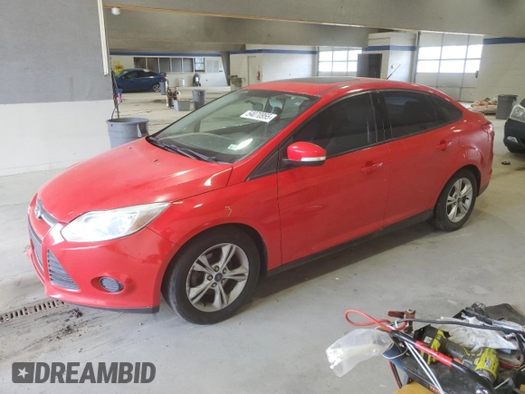 2014 Ford Focus SE with VIN 1FADP3F2XEL243947, listed as a Copart auction lot 54070955 with 110,173 mi miles and Salvage Title. Bid and sale history available at carsss.com. Image 1.