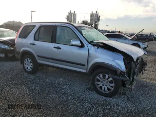 2005 Honda CR-V EX with VIN JHLRD788X5C022255, listed as a Copart auction lot 46299875 with 187,804 mi miles and Salvage Title. Bid and sale history available at carsss.com. Image 4.