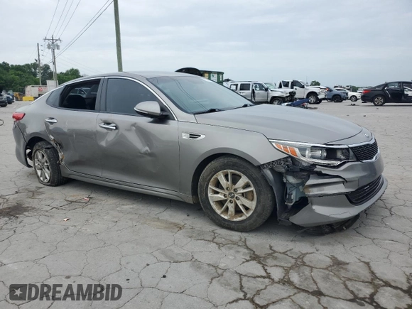 2018 Kia Optima S с VIN 5XXGT4L31JG183167, выставлен на аукционе Copart как лот 57238755 с пробегом 78 663 миль миль и Списание • Salvage title. История ставок и продаж доступна на DreamBid. Изображение 4.