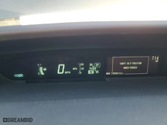 2013 Toyota Prius One with VIN JTDKN3DU9D1714041, listed as a Copart auction lot 46621085 with 199,018 mi miles and Salvage Title. Bid and sale history available at carsss.com. Image 9.
