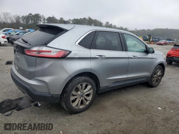 2022 Ford Edge Titanium with VIN 2FMPK4K90NBA38342, listed as a Copart auction lot 42161955 with 89,955 mi miles and Clean Title. Bid and sale history available at carsss.com. Image 3.