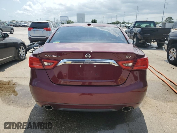 2018 Nissan Maxima S with VIN 1N4AA6AP6JC397820, listed as a Copart auction lot 54535485 with 56,676 mi miles and Salvage Title. Bid and sale history available at DreamBid. Image 6.