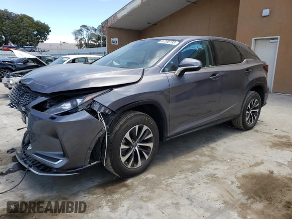 2021 Lexus RX with VIN 2T2AZMDA1MC259446, listed as a Copart auction lot 61208183 with 25,735 mi miles. Bid and sale history available at carsss.com. Image 1.