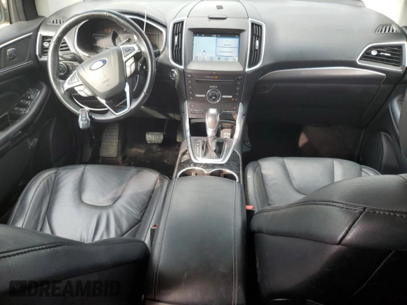 2016 Ford Edge Titanium with VIN 2FMPK3K91GBB13675, listed as a Copart auction lot 44198475 with 129,236 mi miles and Salvage Title. Bid and sale history available at carsss.com. Image 8.