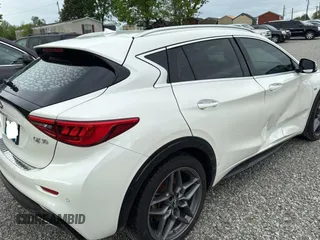 2018 Infiniti QX30 with VIN SJKCH5CP9JA044700, listed as a Copart auction lot 55697985 with Not provided miles and Clean title. Bid and sale history available at DreamBid. Image 4.