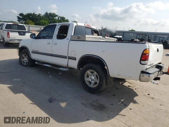2002 Toyota Tundra SR5 with VIN 5TBRN34152S247245, listed as a Copart auction lot 54766955 with 195,863 mi miles and Salvage Title. Bid and sale history available at DreamBid. Image 2.
