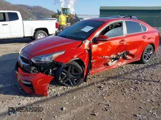 2019 Kia Forte EX with VIN 3KPF54AD7KE070948, listed as a IAAI auction lot 41982763 with 104,915 mi miles. Bid and sale history available at carsss.com. Image 17.