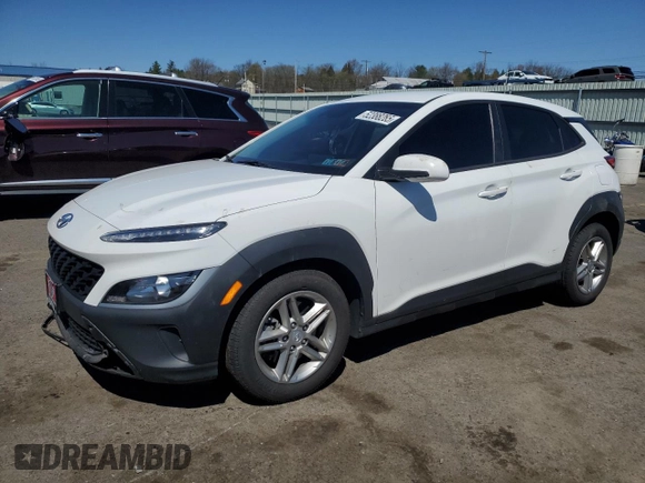 2022 Hyundai Kona SE with VIN KM8K2CAB4NU764272, listed as a Copart auction lot 52388265 with 76,218 mi miles and Salvage Title. Bid and sale history available at DreamBid. Image 1.