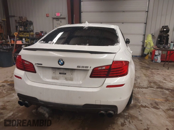 2014 BMW 5 Series 535i xDrive with VIN WBA5B3C53ED292653, listed as a IAAI auction lot 41568357 with 180,608 mi miles and . Bid and sale history available at carsss.com. Image 17.