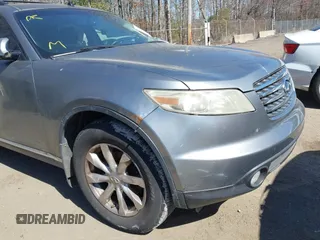 2008 Infiniti FX35 with VIN JNRAS08W68X202805, listed as a IAAI auction lot 41908721 with 204,061 mi miles. Bid and sale history available at carsss.com. Image 6.