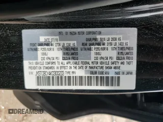 2019 Mazda CX-9 Touring with VIN JM3TCBCY4K0300233, listed as a Copart auction lot 59424225 with 50,337 mi miles and Salvage title. Bid and sale history available at DreamBid. Image 14.