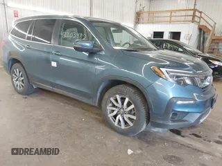 2020 Honda Pilot EX z VIN 5FNYF6H30LB038045, wystawiony jako IAAI lot #42203482 z przebiegiem Nie podano mil oraz . Historia ofert i sprzedaży dostępna na DreamBid. Obrazek 1.