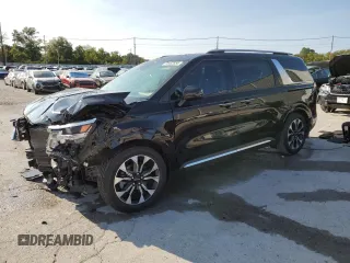 2022 Kia Carnival EX with VIN KNDNC5H35N6113486, listed as a Copart auction lot 70453554 with 47,109 mi miles and Salvage Title. Bid and sale history available at carsss.com. Image 1.