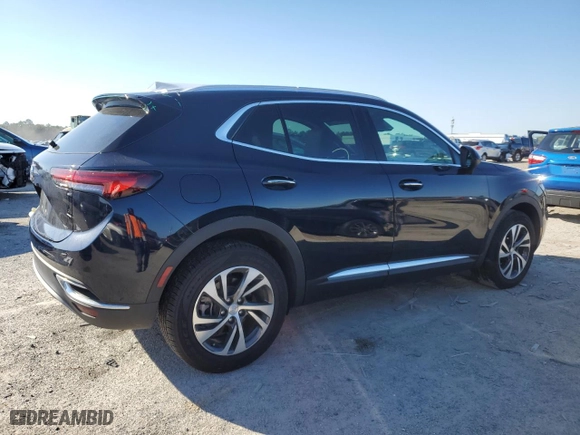 2021 Buick Envision Essence with VIN LRBFZNR41MD109969, listed as a Copart auction lot 45417235 with 18,591 mi miles and Salvage Title. Bid and sale history available at carsss.com. Image 3.