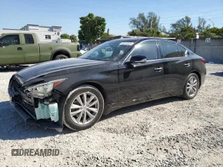 2021 Infiniti Q50 Pure with VIN JN1EV7AP1MM701174, listed as a Copart auction lot 49970925 with 68,668 mi miles and Non Repairable. Bid and sale history available at DreamBid. Image 1.