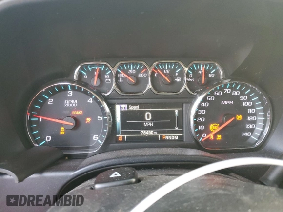 2014 Chevrolet Silverado 1500 LT with VIN 1GCRCREC7EZ408892, listed as a Copart auction lot 46632465 with 78,450 mi miles and Salvage Title. Bid and sale history available at DreamBid. Image 9.