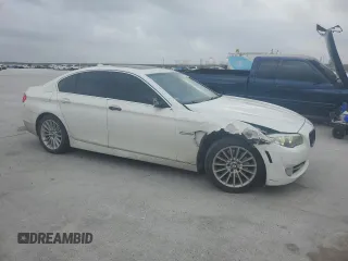 2011 BMW 5 Series 535i with VIN WBAFR7C50BC806368, listed as a Copart auction lot 51982855 with 108,705 mi miles and Salvage Title. Bid and sale history available at carsss.com. Image 4.