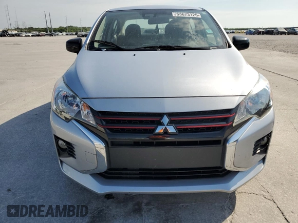 2022 Mitsubishi Mirage ES z VIN ML32FUFJ0NHF05453, wystawiony jako Copart lot #53673125 z przebiegiem 50 565 mil mil oraz Szkoda całkowita • Salvage title. Historia ofert i sprzedaży dostępna na DreamBid. Obrazek 5.