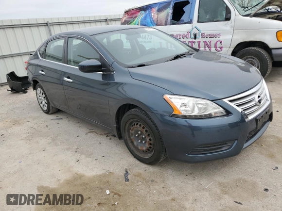 2013 Nissan Sentra SV with VIN 3N1AB7AP1DL754426, listed as a Copart auction lot 52107795 with 51,817 mi miles and Salvage Title. Bid and sale history available at DreamBid. Image 4.