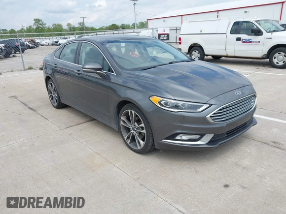 2017 Ford Fusion Titanium with VIN 3FA6P0D93HR261526, listed as a IAAI auction lot 42277350 with 117,388 mi miles and . Bid and sale history available at DreamBid. Image 1.