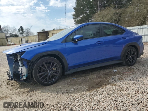 2023 Subaru WRX Premium with VIN JF1VBAF64P9821650, listed as a Copart auction lot 46983085 with 13,016 mi miles and Salvage title. Bid and sale history available at DreamBid. Image 1.