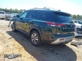 2023 Nissan Pathfinder SL with VIN 5N1DR3CC0PC229314, listed as a IAAI auction lot 42187179 with 44,159 mi miles and . Bid and sale history available at DreamBid. Image 3.