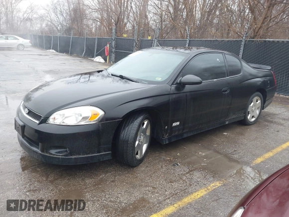 2006 Chevrolet Monte Carlo SS with VIN 2G1WL16C769225287, listed as a IAAI auction lot 41523259 with 242,516 mi miles. Bid and sale history available at carsss.com. Image 2.