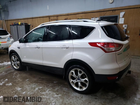2014 Ford Escape Titanium with VIN 1FMCU9J93EUC22143, listed as a Copart auction lot 50837215 with 164,841 mi miles and Clean Title. Bid and sale history available at DreamBid. Image 2.