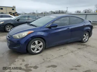 2013 Hyundai Elantra GLS PZEV with VIN 5NPDH4AE9DH348254, listed as a Copart auction lot 47541245 with 178,074 mi miles and Salvage Title. Bid and sale history available at carsss.com. Image 1.