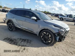 2024 Kia Sportage SX-Prestige with VIN 5XYK53DF3RG227152, listed as a Copart auction lot 44267995 with 4,111 mi miles and Salvage Title. Bid and sale history available at carsss.com. Image 4.