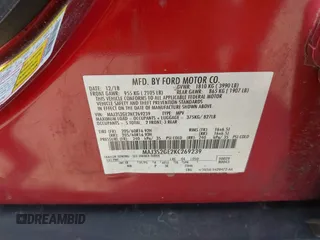 2019 Ford EcoSport SE с VIN MAJ3S2GE2KC269239, выставлен на аукционе IAAI как лот 42289964 с пробегом 97 993 миль миль и . История ставок и продаж доступна на DreamBid. Изображение 9.