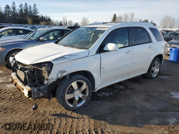2008 Chevrolet Equinox Sport with VIN 2CNDL037686335800, listed as a Copart auction lot 45569375 with 268,710 mi miles and Clean Title. Bid and sale history available at carsss.com. Image 1.