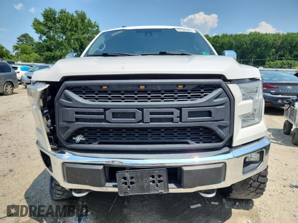 2017 Ford F-150 XL with VIN 1FTEW1EGXHKD51885, listed as a Copart auction lot 63326965 with 106,775 mi miles and Salvage title. Bid and sale history available at DreamBid. Image 5.