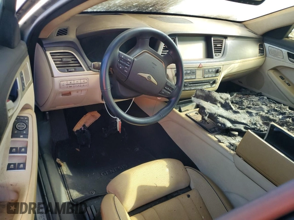 2018 Genesis G80 Ultimate with VIN KMHGN4JF9JU216722, listed as a Copart auction lot 76658944 with Not Provided miles and Salvage Title. Bid and sale history available at DreamBid. Image 8.