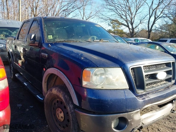 2007 Ford F-150 XLT with VIN 1FTPW14537FB46716, listed as a IAAI auction lot 41351802 with 1 mi miles. Bid and sale history available at carsss.com. Image 13.