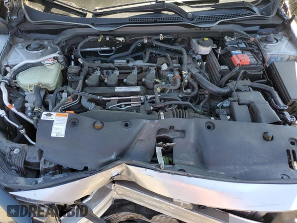 2020 Honda Civic Sedan EX-L with VIN 19XFC1F72LE214978, listed as a Copart auction lot 61613004 with 25,787 mi miles and Salvage Title. Bid and sale history available at carsss.com. Image 11.