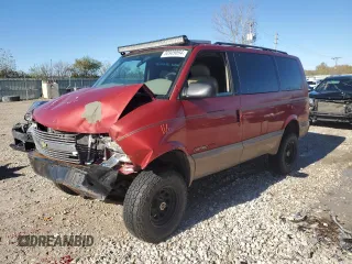 1998 Chevrolet Astro with VIN 1GNEL19WXWB138353, listed as a Copart auction lot 80909094 with Not Provided miles and Salvage Title. Bid and sale history available at carsss.com. Image 1.