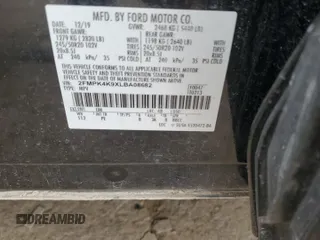 2020 Ford Edge Titanium с VIN 2FMPK4K9XLBA08682, выставлен на аукционе Copart как лот 65023385 с пробегом 78 633 миль миль и Чистый • Clean title. История ставок и продаж доступна на DreamBid. Изображение 12.