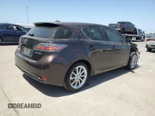 2011 Lexus CT 200h with VIN JTHKD5BH5B2046281, listed as a Copart auction lot 54407425 with 191,093 mi miles and Salvage Title. Bid and sale history available at DreamBid. Image 3.