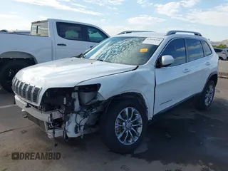 2020 Jeep Cherokee Latitude Plus with VIN 1C4PJLLB4LD634130, listed as a IAAI auction lot 42644338 with 117,774 mi miles and . Bid and sale history available at DreamBid. Image 2.