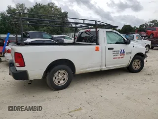 2017 Ram 1500 Tradesman with VIN 3C6JR6DG1HG504687, listed as a Copart auction lot 68130264 with 317,821 mi miles and Salvage title. Bid and sale history available at DreamBid. Image 3.