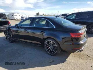 2018 Audi S4 Premium Plus with VIN WAUB4AF46JA002373, listed as a Copart auction lot 55947734 with 65,041 mi miles and Salvage Title. Bid and sale history available at carsss.com. Image 2.