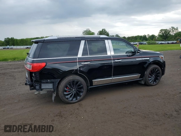 2018 Lincoln Navigator Reserve with VIN 5LMJJ2LT7JEL06922, listed as a Copart auction lot 57246425 with 113,259 mi miles and Salvage title. Bid and sale history available at DreamBid. Image 3.