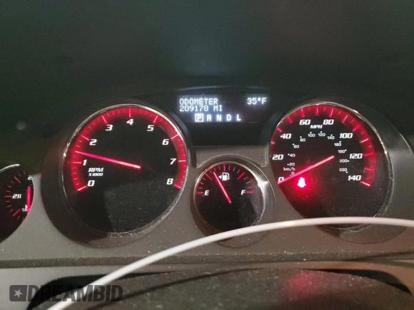 2008 GMC Acadia SLT2 with VIN 1GKER33728J206761, listed as a Copart auction lot 88671885 with 209,178 mi miles and Salvage Title. Bid and sale history available at carsss.com. Image 9.