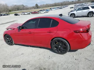 2019 Alfa Romeo Giulia Ti with VIN ZARFAMBN8K7622840, listed as a Copart auction lot 49124665 with 42,600 mi miles and Salvage Title. Bid and sale history available at carsss.com. Image 2.